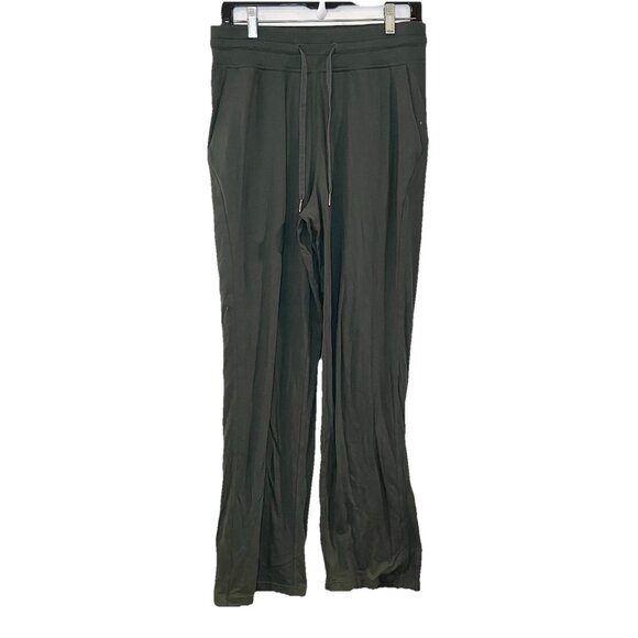 Lululemon Ready to Rulu Straight Leg High Rise Pants Solid Green Size 8 - Picture 1 of 5